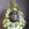 This is a beautiful option for a memorial service. This open ring
