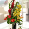 The exotic tropical island bouquet will make great atmosphere and the colors