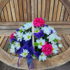 Wicker Basket Arrangement Of Seasonal Flowers