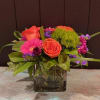 Pretty mix of fresh flowers to include; roses, gerbera daisies &amp; assorted