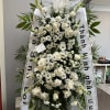 All White Flowers in a standing spray to make a perfect arrangment.