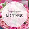 Our designers will use the best seasonal flowers in this color scheme.