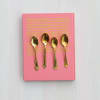 5-1/2&quot;L Embossed Brass Spoon, 4 Styles available
Price is for 1 spoon


