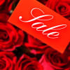 Sale 6 red rose
Half dozen red roses in a clear glass vase
Sale