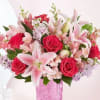 a unique selections of spring flowers roses lilies 
This selection will be