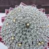 100 one dollar bills made into a beautiful bouquet. Custom made to