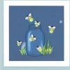 Send this beautiful quilled Fireflies Greeting Card to a loved one for