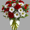Share your heart&#039;s true feelings with this delightful red and white arrangement.
