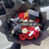 An elegant set of roses appropriate for the occasion, celebrating another achievement