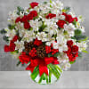 Fresh as new fallen snow. Delicate, snow-white flowers are decorated with berries