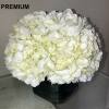 As shown: Hydrangeas arranged in a glass cube. 
** Deluxe: More hydrangeas.
**