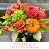 Learn new floral design skills with our fun workshops in pav&eacute; floral
