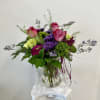 Elevate your home decor with exquisite Purple Dreams flower arrangement by Westford
