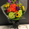 A vibrant hand-gathered bouquet of our prettiest colorful blossoms of the day.