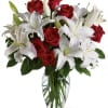 Our exquisite 1 dozen rose and lily bouquet is a reminder that
