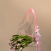 Tulip Pink Tote Bouquet is the elegance and sophistication, designed for those