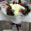Introducing our design Freedom Flowers! Beautifully arranged with roses, carnation, mums, Alstro