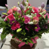 This canasto was designed with bright colors to surprise a special person