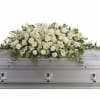Our Casket Spray arrangement comes in three sizes 1ft, 2ft, 3ft long