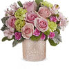 Shower mom with love using our dazzling Teleflora&#039;s Blooming Brilliant cylinder, adorned