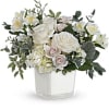 ****VASE WILL BE WHITE MOSAIC****

As serene as soft white clouds floating in