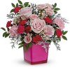 Pink power! Pretty up any occasion with this fabulously feminine bouquet of