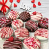Enhance your floral arrangement with a delightful confection! Our crisp Oreo cookies