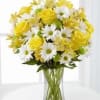Sunny Sentiments Bouquet is a blooming expression of charming cheer. Brilliant yellow