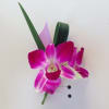 Pin-on boutonniere. Please specify choices: 
FLOWER (pick 1): red rose, white rose