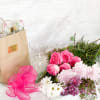 Get creative at home with this vase arrangement DIY kit. Includes clear
