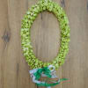 Beautiful Green Dendrobium Orchids for graduation.  The ribbon colors can change