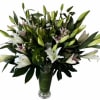 Lilies arranged in a Premium vase.