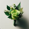 Elevate your special occasions with our stunning Jade Elegance Corsage. Perfect for