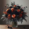 Unearth the beauty of the night with our &quot;Midnight Harvest&quot; floral arrangement.