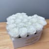 Premium Everlasting roses in our heart-shaped signature box. Everlasting roses are real