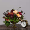 Seasonal stylistic arrangement. Makes a great gift or a lovely indulgence for