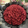 Glitter red rose bouquet is a captivating arrangement, designed to exude romance