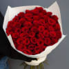 50 red roses hand tied 