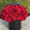 This Impressive arrangement contains 45 gorgeous red roses and can be made