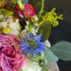 This Flower basket comes in two different color and sizes.
Definitely spring vibe.