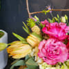 Beautiful Mixed Arrangement in a box with a compact yet organic style.