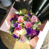 Beautiful mixed arrangement in a box

(Please note that box color are subject