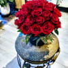 More than 3 Dozen Premium  Roses in a High-End Contemporary Vase