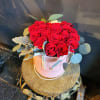 2 Dozen roses shaped as a heart and decorated with pearls. Very