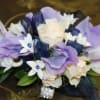 Great combination for a special night.
 Roses, lishiantus. Other colors available upon