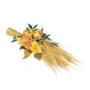 Sheaf of wheat with roses, alstromeria and greenery to go in casket
