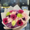 This beautiful all around loose bouquet has a perfect balance of pretty
