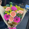 This beautiful one face loose bouquet of Gerbera daisies is the perfect