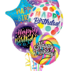 Assort birthday mylar balloons