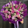 Royal Bloom &ndash; A majestic blend of deep pinks, stocks, roses, and